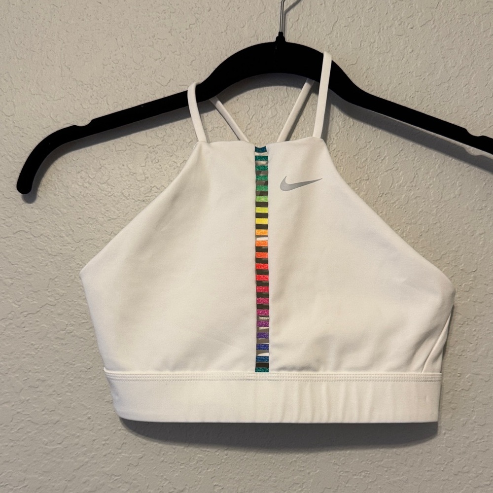 Nike Women's Dri-FIT Indy Rainbow Ladder Crossback - Picture 3 of 7